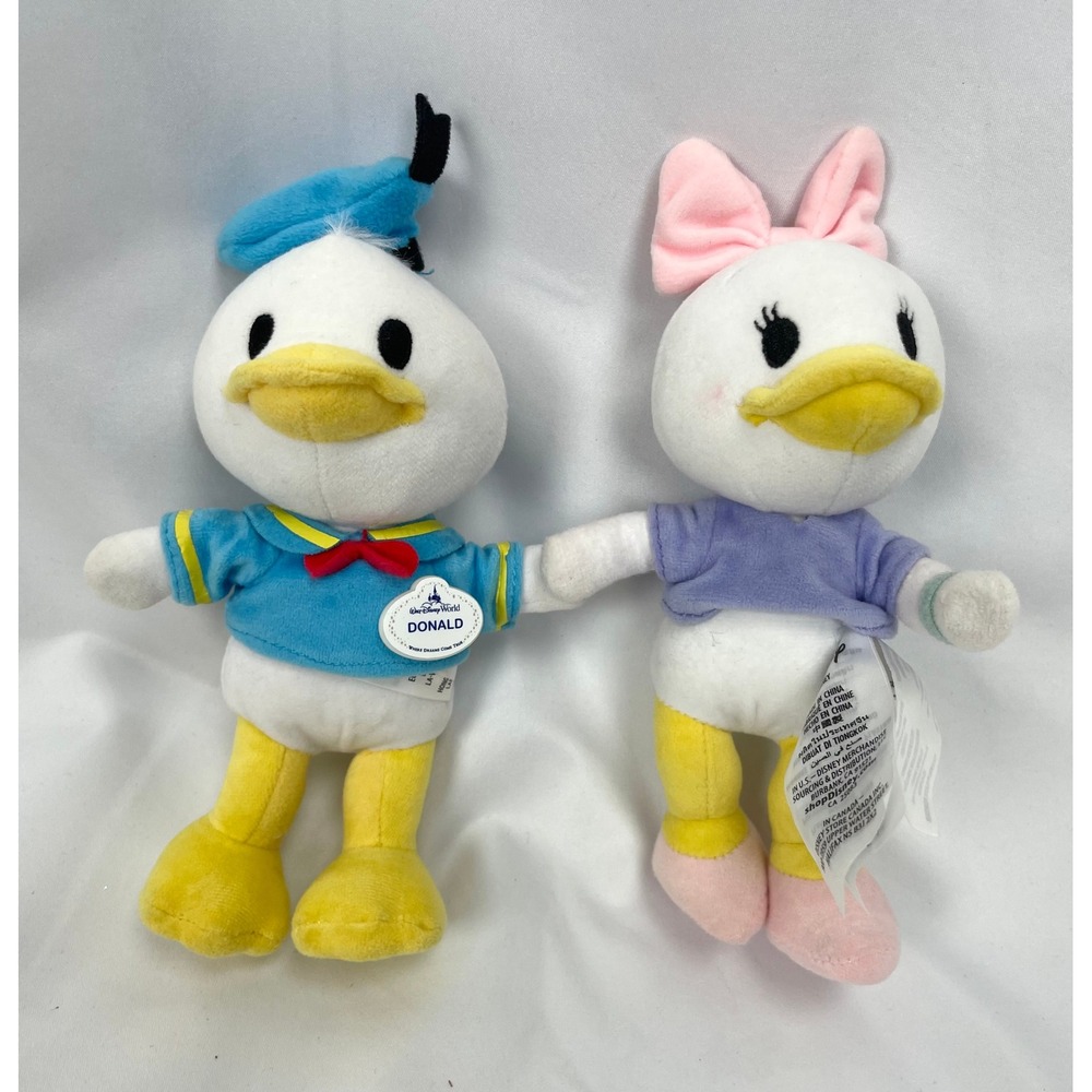 Nuimos Disney Daisy Donald Duck Plush Toy Name Tag